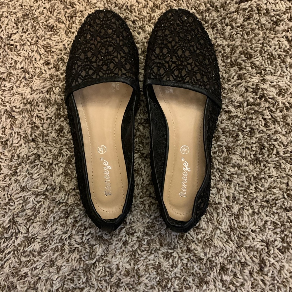 Black flats